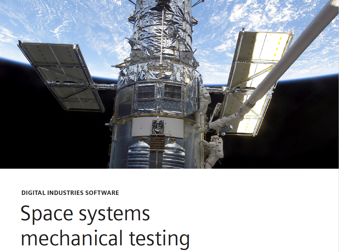 Siemens SW Space systems mechanical testing White Paper Thumbnail
