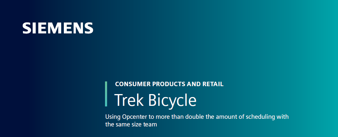 Siemens SW Trek Bicycle (Opcenter) Case Study Thumbnail