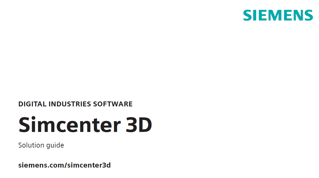 Simcenter 3D Solution Guide Thumbnail