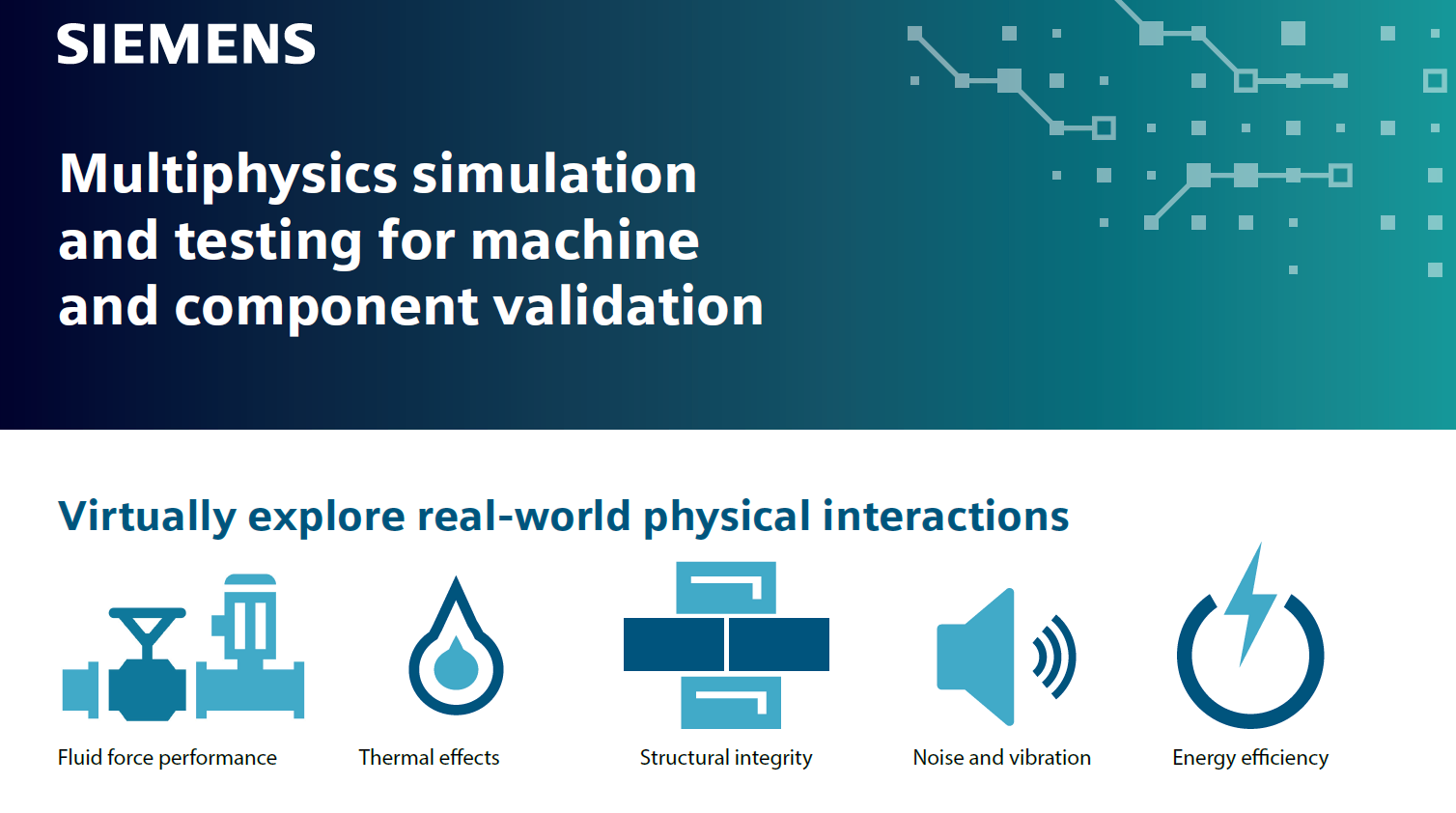 Multiphysics simulation and testing for machine and component validation Infographic thumbnail