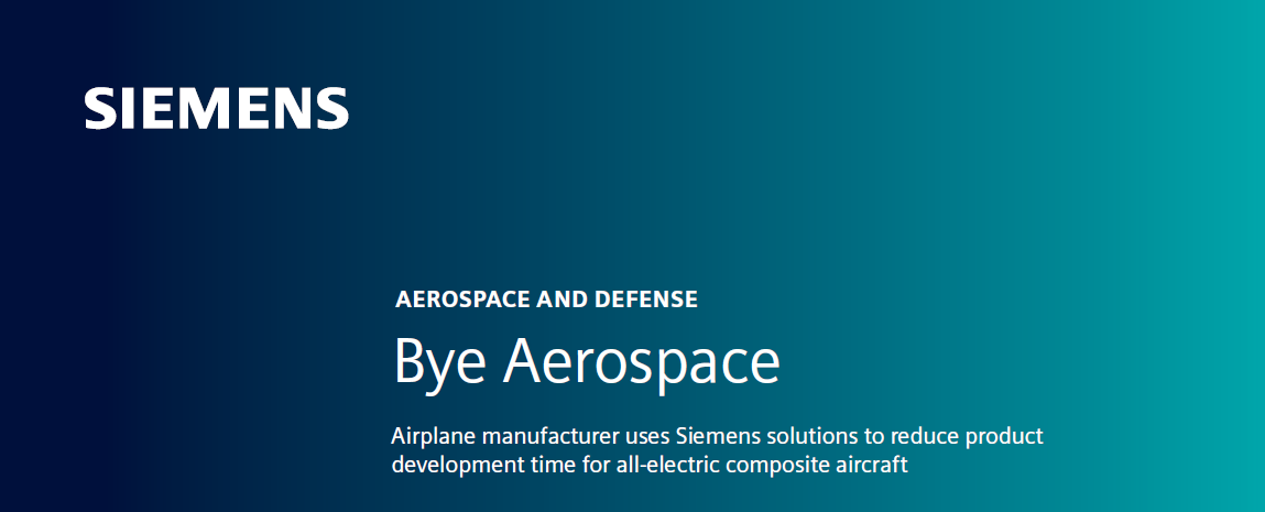 Siemens SW Bye Aerospace Case Study Thumbnail