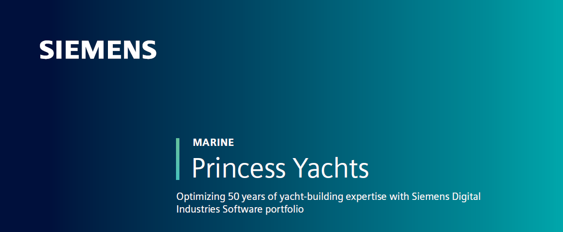 Siemens SW Princess Yachts Case Study Thumbnail